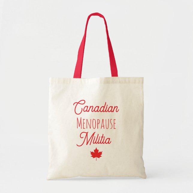 Bolsa da Milícia da Menopausa Canadiana (Frente)