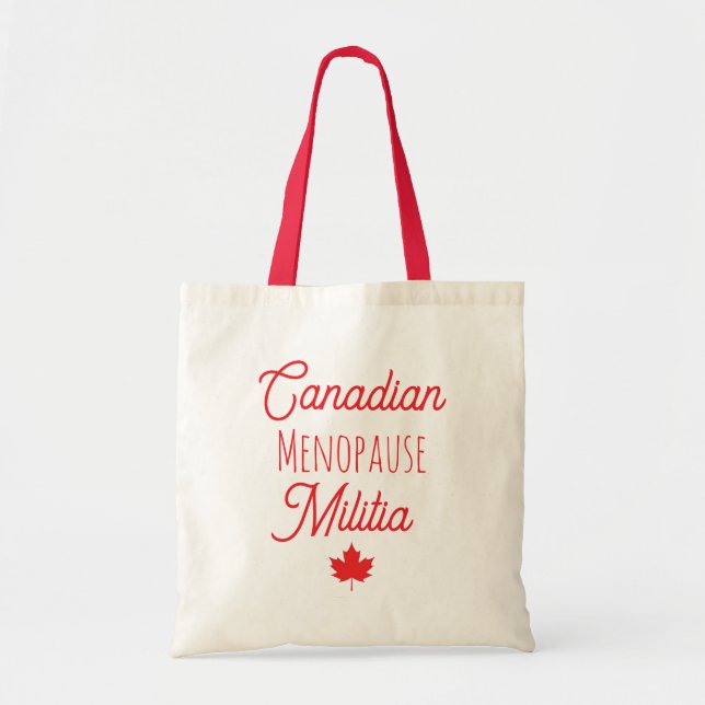 Bolsa da Milícia da Menopausa Canadiana (Frente)