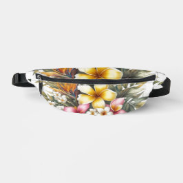 Bolsa de acessórios tema botânico tropical havaian