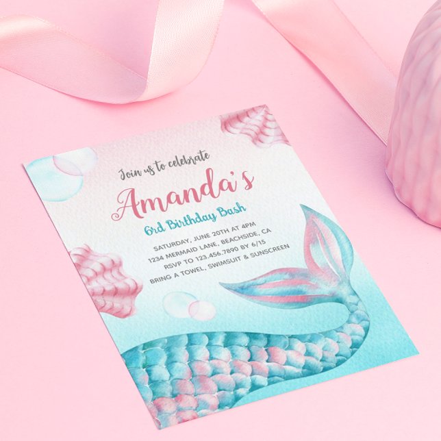 Bolsa de Água Sereia de Orçamento Convite de Anive (Criador carregado)