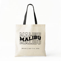 Bolsa de Bag de Boas-vindas da Convenção de Malibu