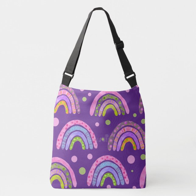Bolsa de Bebê Tote “Over the Rainbow” Pint Size (Frente)