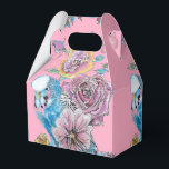 Bolsa de Bonito - Caixa de Favoritos Rosa Rosas<br><div class="desc">Caixas De Favor Do Bolo De Casamento Orçamentário,  Totalmente Personalizáveis. Projetado a partir de uma das minhas pinturas aquáticas.</div>