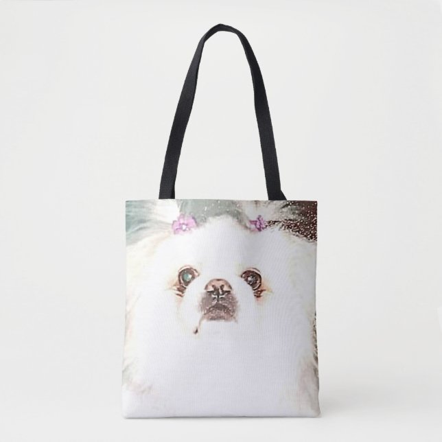 Bolsa de Cachorro Branco e Bonito (Frente)