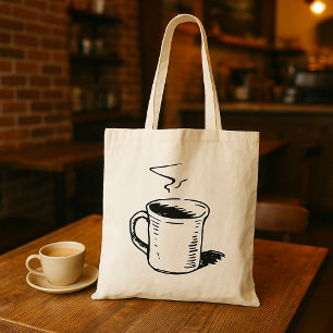 Bolsa de café Ilustração Tote Bag