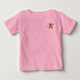 Bolsa de camiseta rosa bebê do Sapo de Basquete