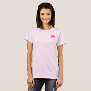 Bolsa de camiseta rosa pálido de mulher Neon Drago
