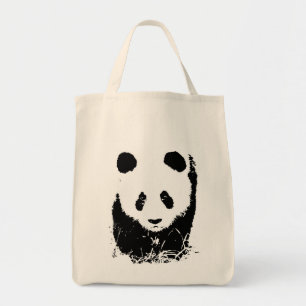 Bolsa de canvas de Bolsa de Panda Grocery