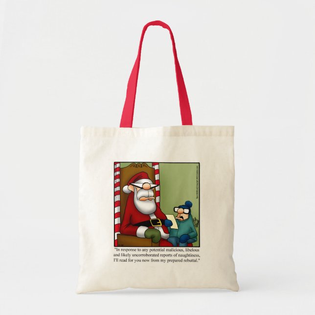 Bolsa de canvas de Natal "Espectickles" (Frente)