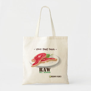 Bolsa de canvas Raw Steak Orgânico