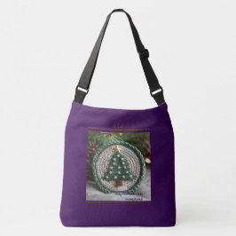 Bolsa de Corpo Cruzado de Natal do Designer