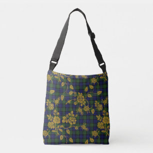 Bolsa de corpo cruzado em Blackwatch Rococo Tartan