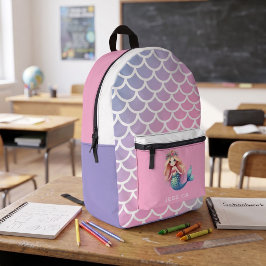 Bolsa de Corte e Costura Estampada com Escamas de