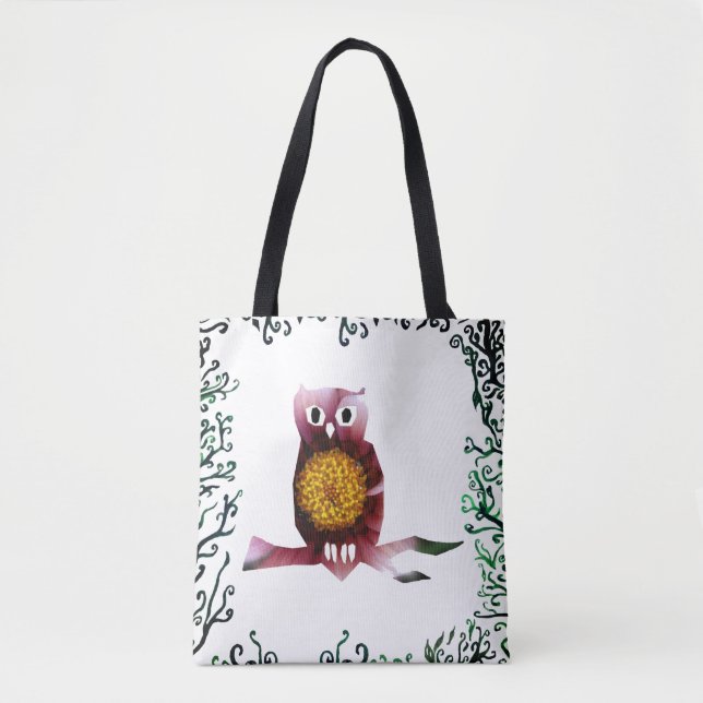 Bolsa de Coruja Floral (Frente)