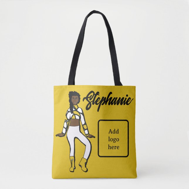 Bolsa de Dançarino Personalizado ( Lemon White) (Frente)