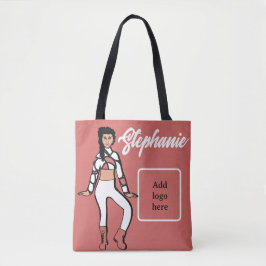 Bolsa de Dançarino Personalizado ( Peach White)
