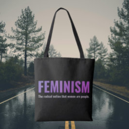 Bolsa de Declaração Feminista - Carregar Com Convi
