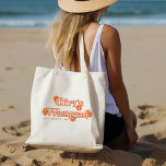 Bolsa de destino de final de semana de meninas dos<br><div class="desc">Uma bolsa de tote de fim de semana das meninas modernas inspirada nos anos 70 em uma paleta colorida vintage. Perfeito para casamentos de primavera, chás de panela, festas de solteira, festas de aniversário, viagens de moça, e até como um favor para a sua tribo e madrinhas. Personalize facilmente a...</div>