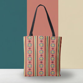 Bolsa de Diamantes e Stripes Multicolores Suaves