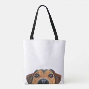 Bolsa de dupla face com foto personalizada de cão