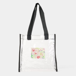 Bolsa de Estádio Limpa : Flores Selvagens .
