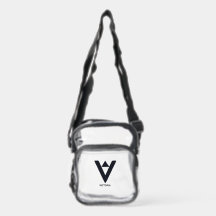 Bolsa de Estádio Transparente com Monograma | Inic