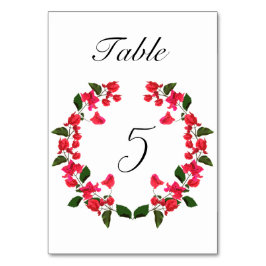 Bolsa de flores de Bougainvillea Cartão