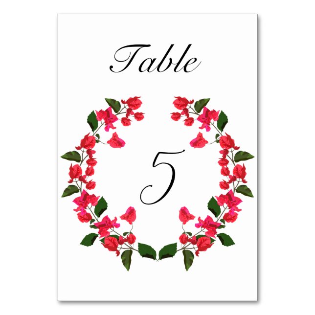 Bolsa de flores de Bougainvillea Cartão (Frente)