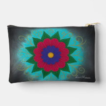 Bolsa de flores multicolores