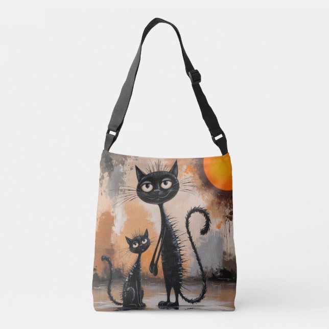 Bolsa de Halloween de Gatos Pequenos (Verso)