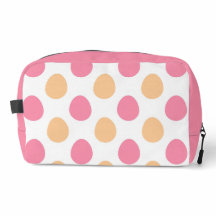Bolsa de Higiene Pessoal com Padrão de Ovos de Pás