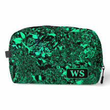 Bolsa de Higiene Pessoal em Verde Vibrante com Mon