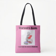 Bolsa de Livro com Nome Personalizado