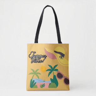 Bolsa de mão amarela Summer Vibes
