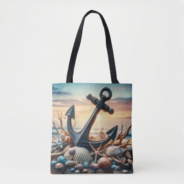 Bolsa de mão âncora náutica  (Frente)