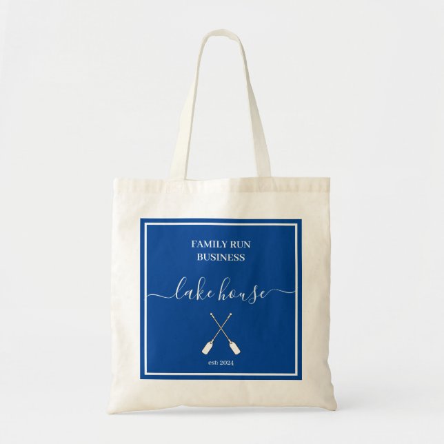 Bolsa de Mão - Azul Casa de Lago (Frente)