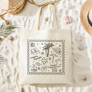 Bolsa de Mão Beach Bachelorette – Design de Praia 