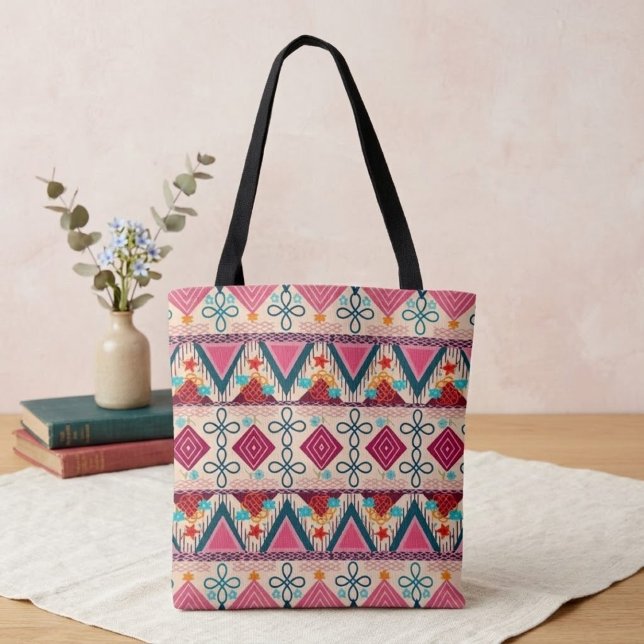 Bolsa de mão Boho Folk Art (Criador carregado)