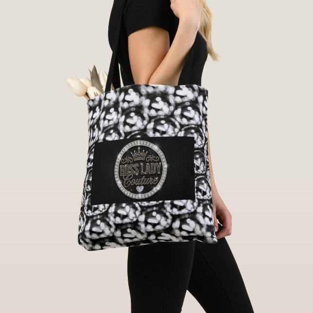 Bolsa de mão Boss Lady Couture estampada (Close Up)