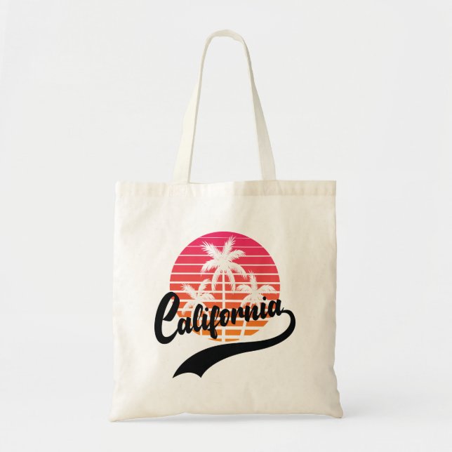 Bolsa de mão California Retro Sunset (Frente)