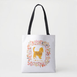 Bolsa de mão cavalier laranja pastel personalizada