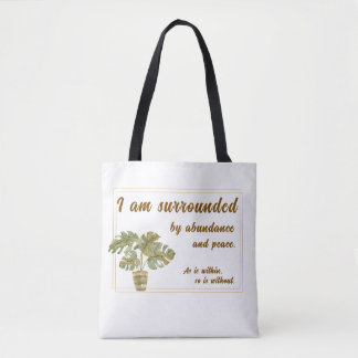 Bolsa de mão Cercada por Abundância e Paz