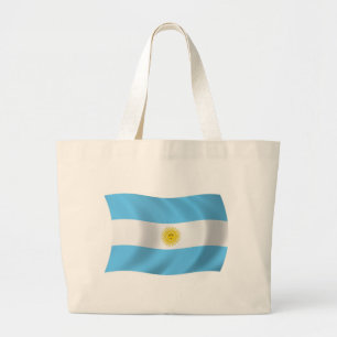 Bolsa de mão com a bandeira da Argentina