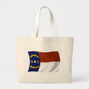 Bolsa de mão com a bandeira da Carolina do Norte