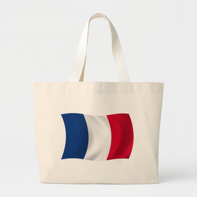 Bolsa de mão com a bandeira da França (Frente)