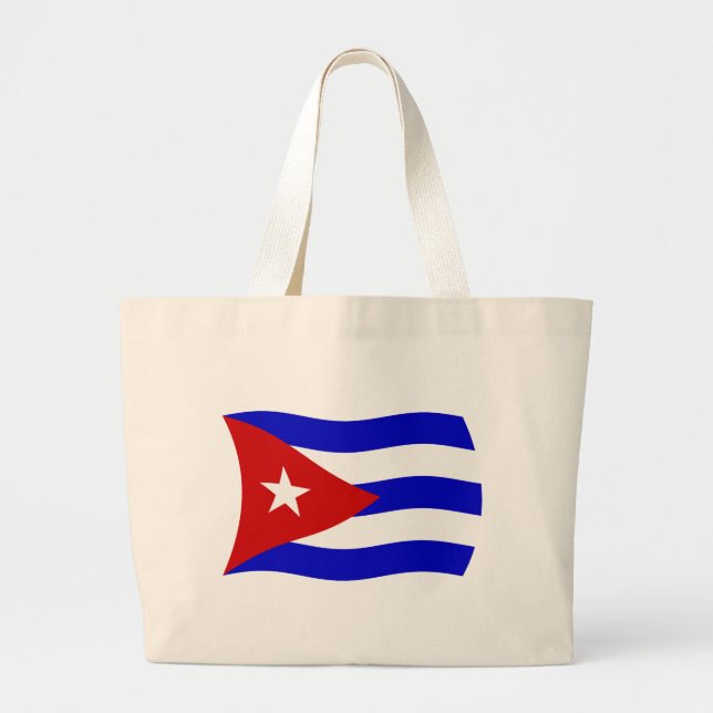 Bolsa de mão com a bandeira de Cuba (Frente)