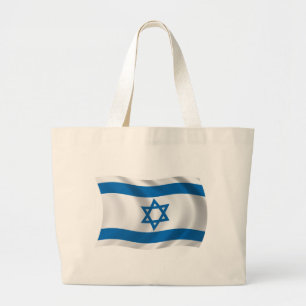 Bolsa de mão com a bandeira de Israel