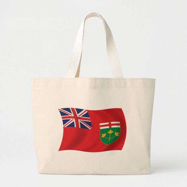 Bolsa de mão com a bandeira de Ontário (Frente)