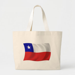 Bolsa de mão com a bandeira do Chile