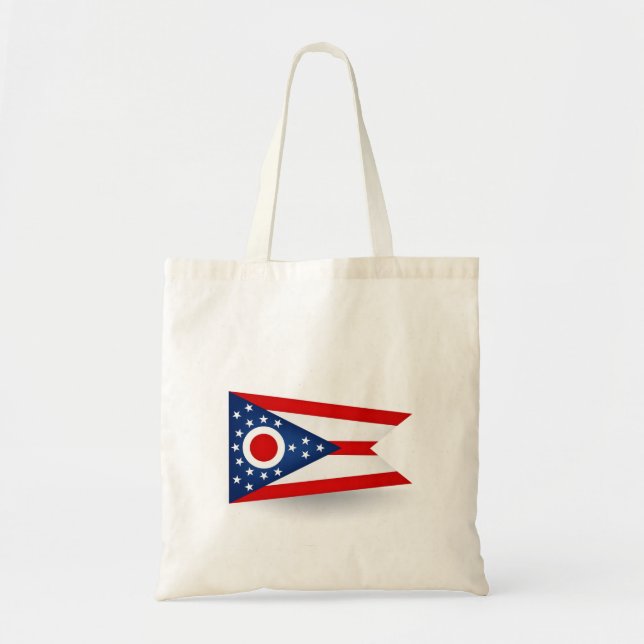 Bolsa de mão com a bandeira do estado de Ohio (Frente)